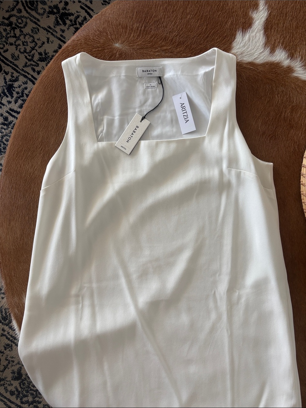 Aritzia Babaton Square-Neck Shift Dress